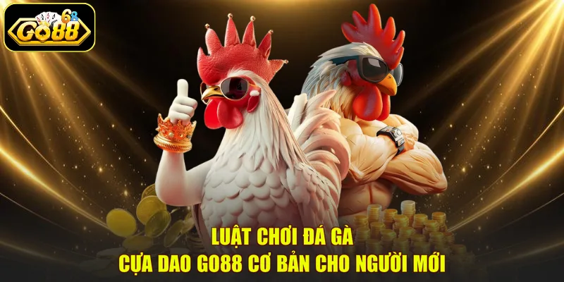 Luật chơi đá gà cựa dao GO88 cơ bản cho người mới